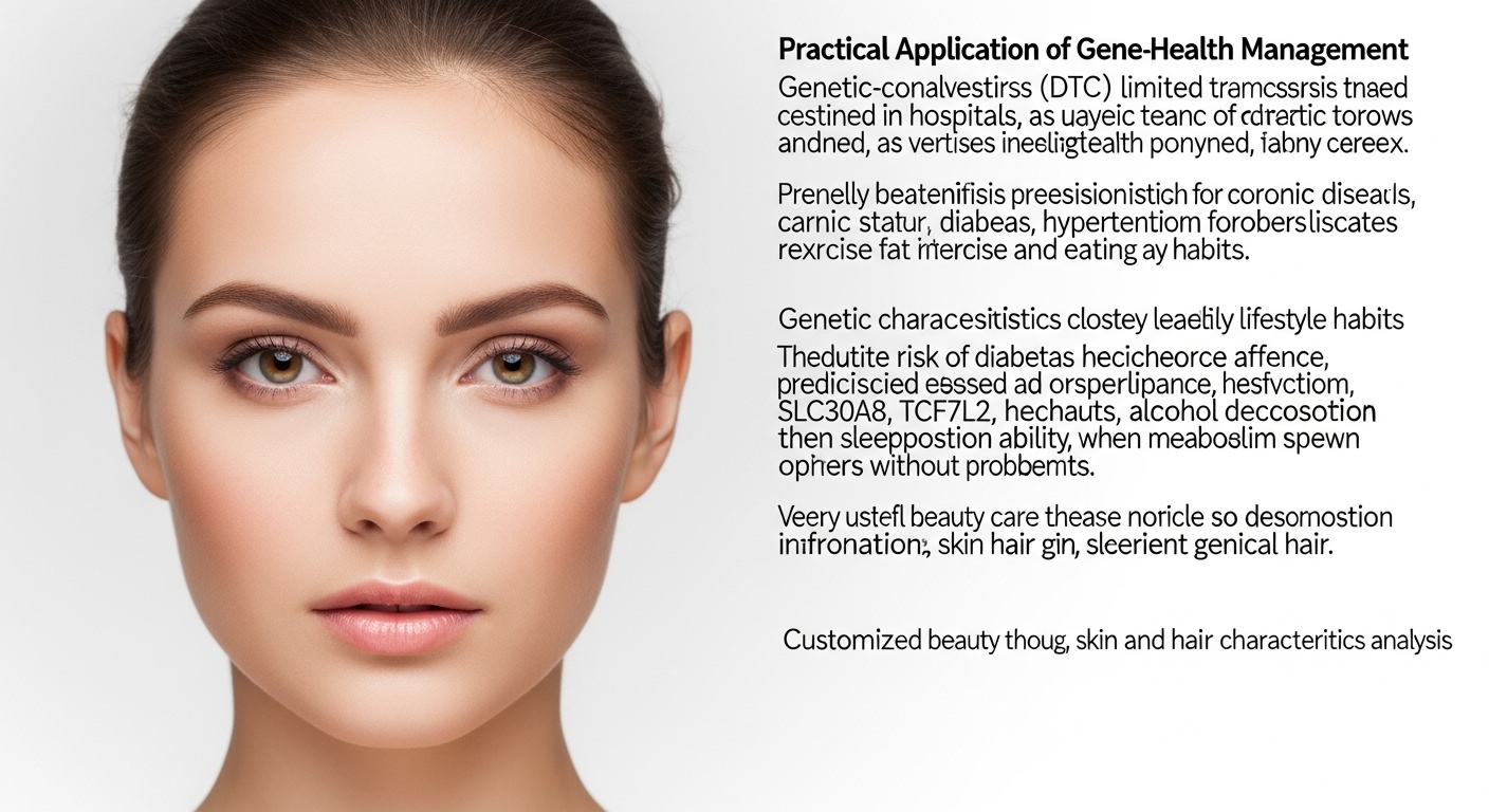 유전자 검사의 일상 적용 (건강관리, 피부·모발, 영양소 분석)