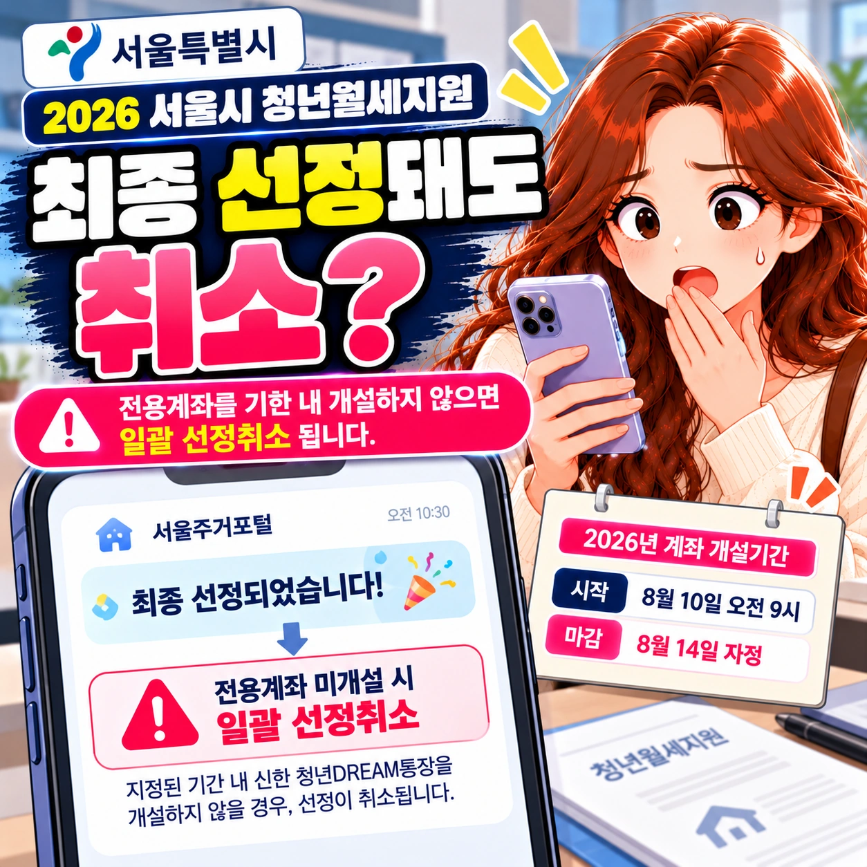 서울시-청년월세지원-최종선정취소