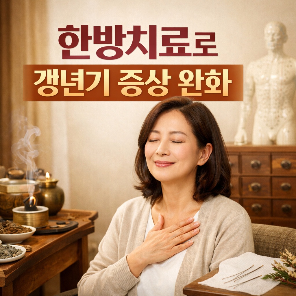 한방치료로 갱년기 증상 완화하는 법