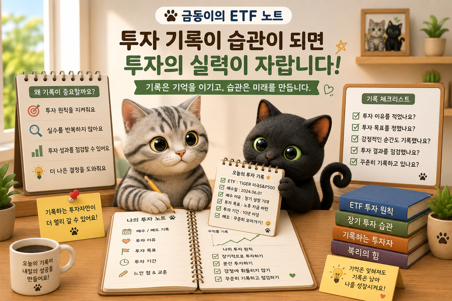 국내 주식ETF투자 기록 관련 내용