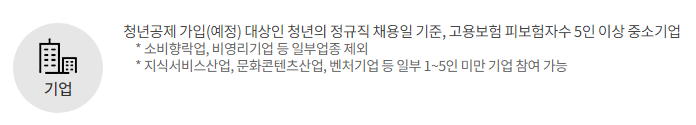 2023 청년내일채움공제 가입가능기업 정의