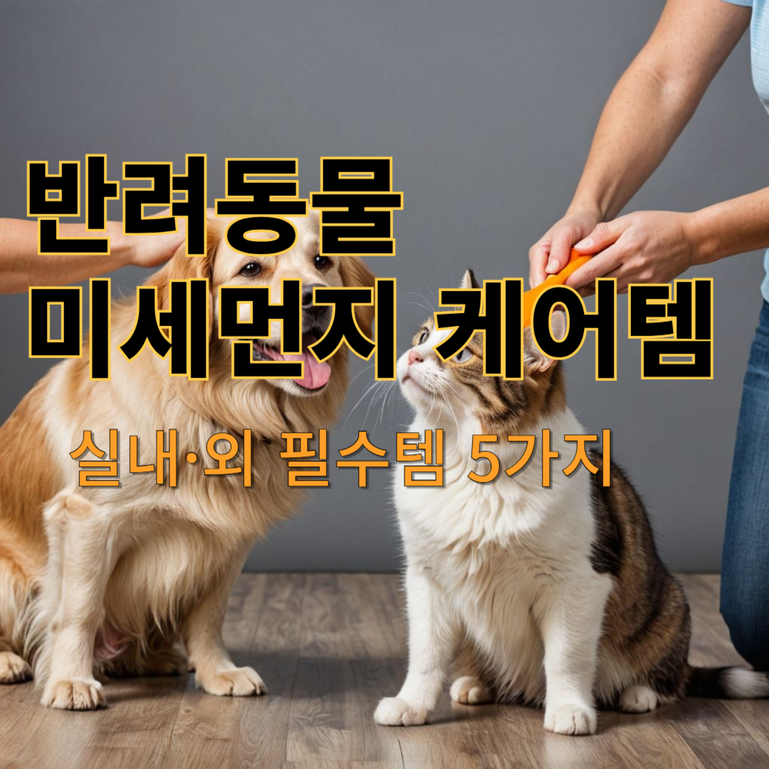 미세먼지 많은 날, 반려동물 보호템 추천