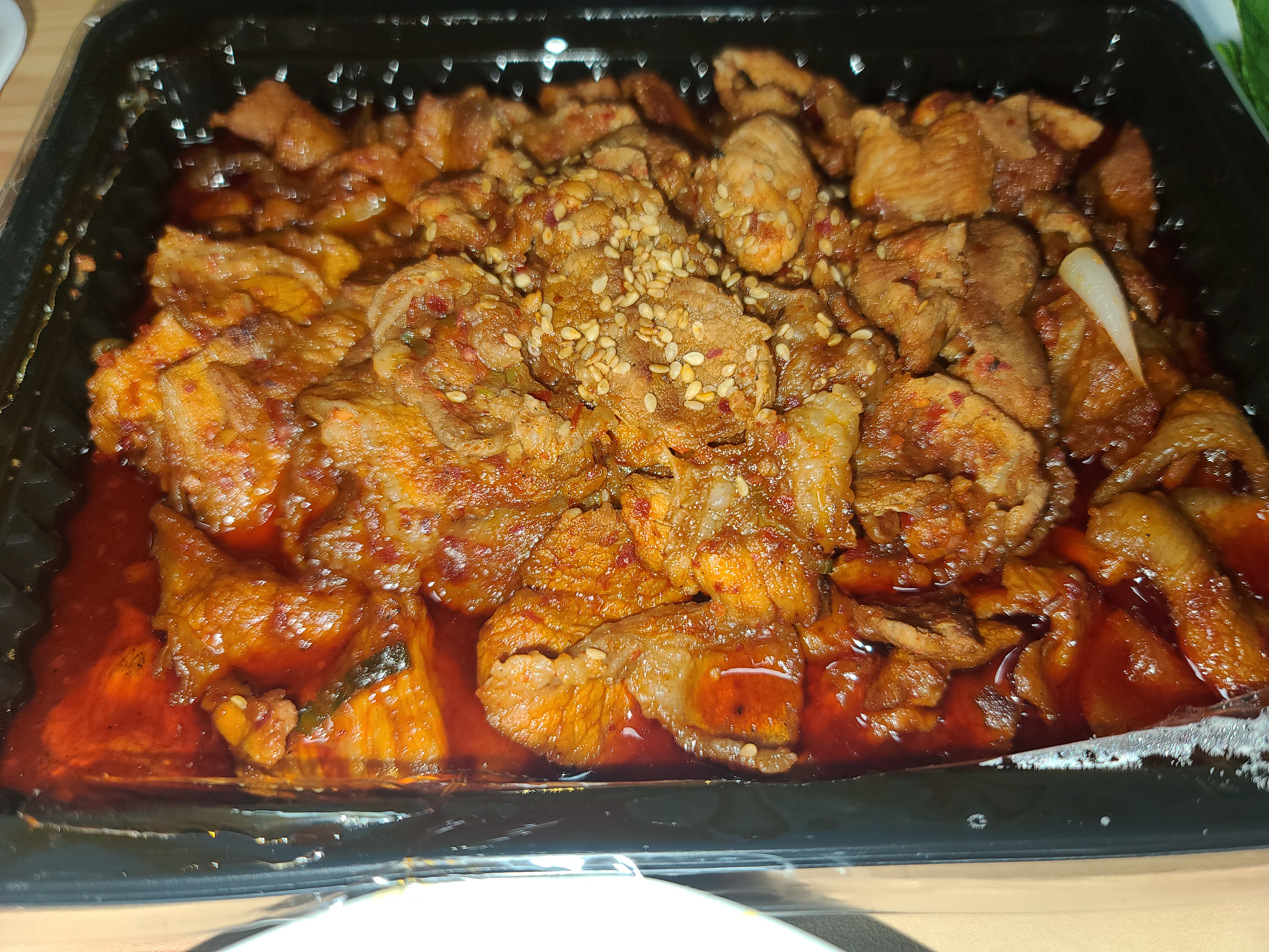 비주얼 갑, 제육볶음