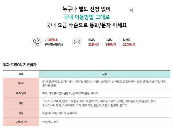 통화-로밍-ON