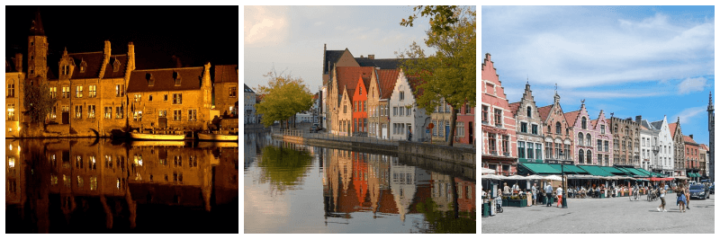 브뤼헤 풍경 사진 3개
