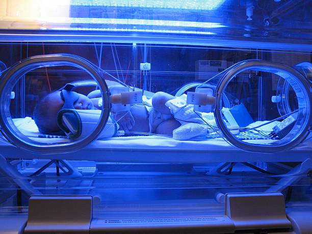 치료를받고있는신생아