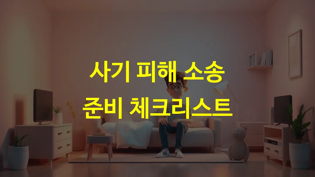 사기 피해 소송 준비 체크리스트