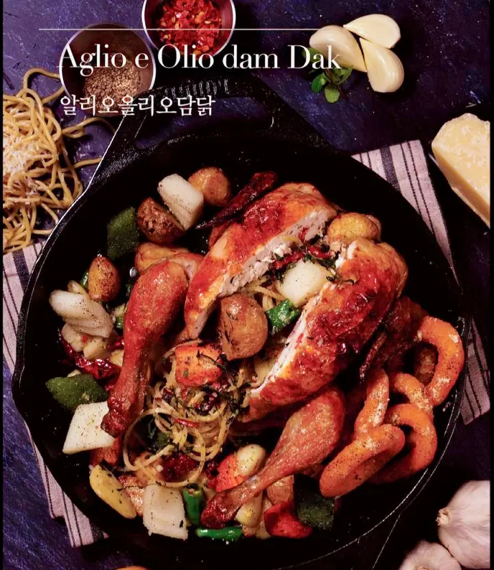 생방송오늘저녁 홍대입구 연남동 맛집 추천 마늘향 알리오 통닭집에 백김치 꽈리고추 통닭 맛있는 곳