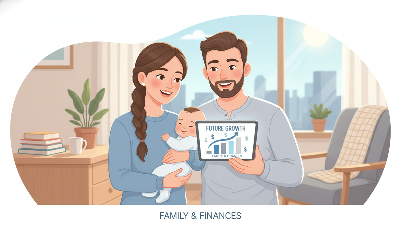 2026년 육아휴직 최대급여 인상 안내 및 신청 방법을 확인하며 기뻐하는 가족의 모습