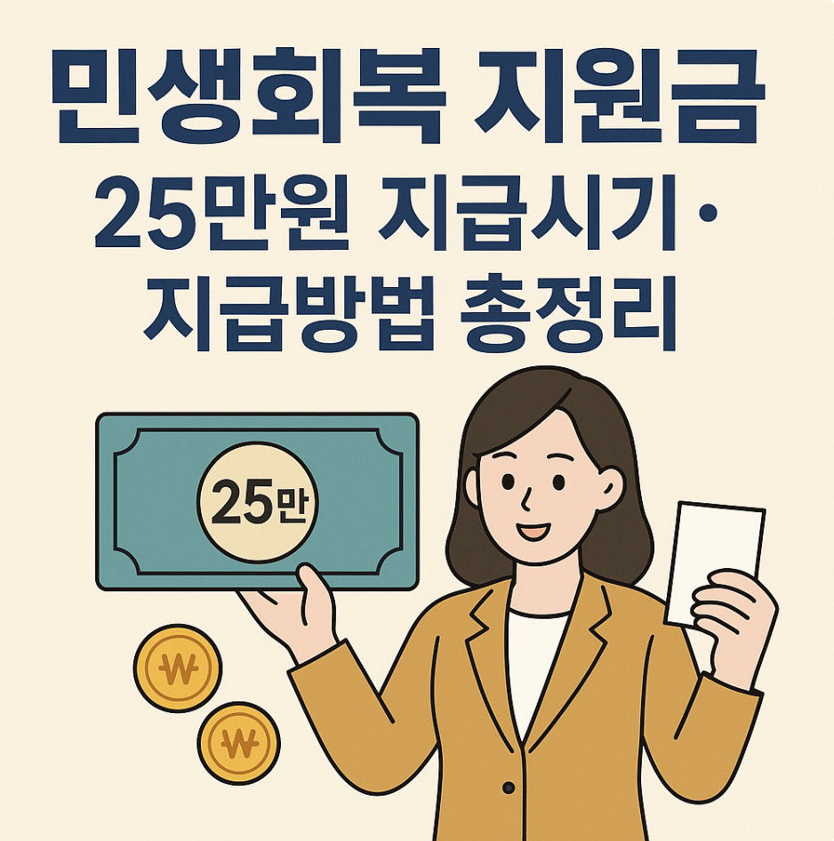 민생회복 지원금 25만원