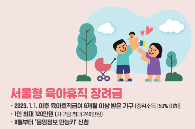 서울형-육아휴직-장려금-신청