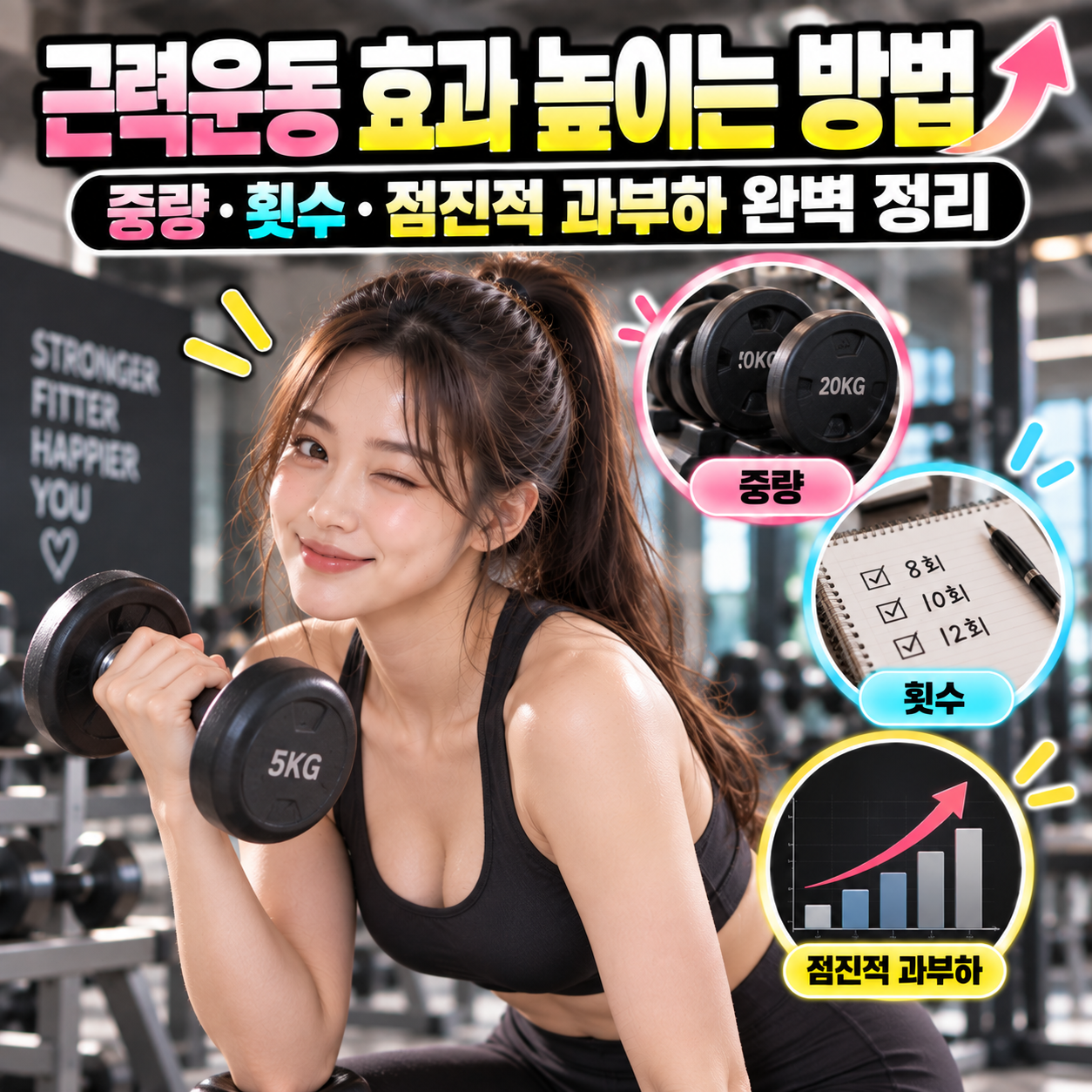 근력운동 효과 높이는 방법