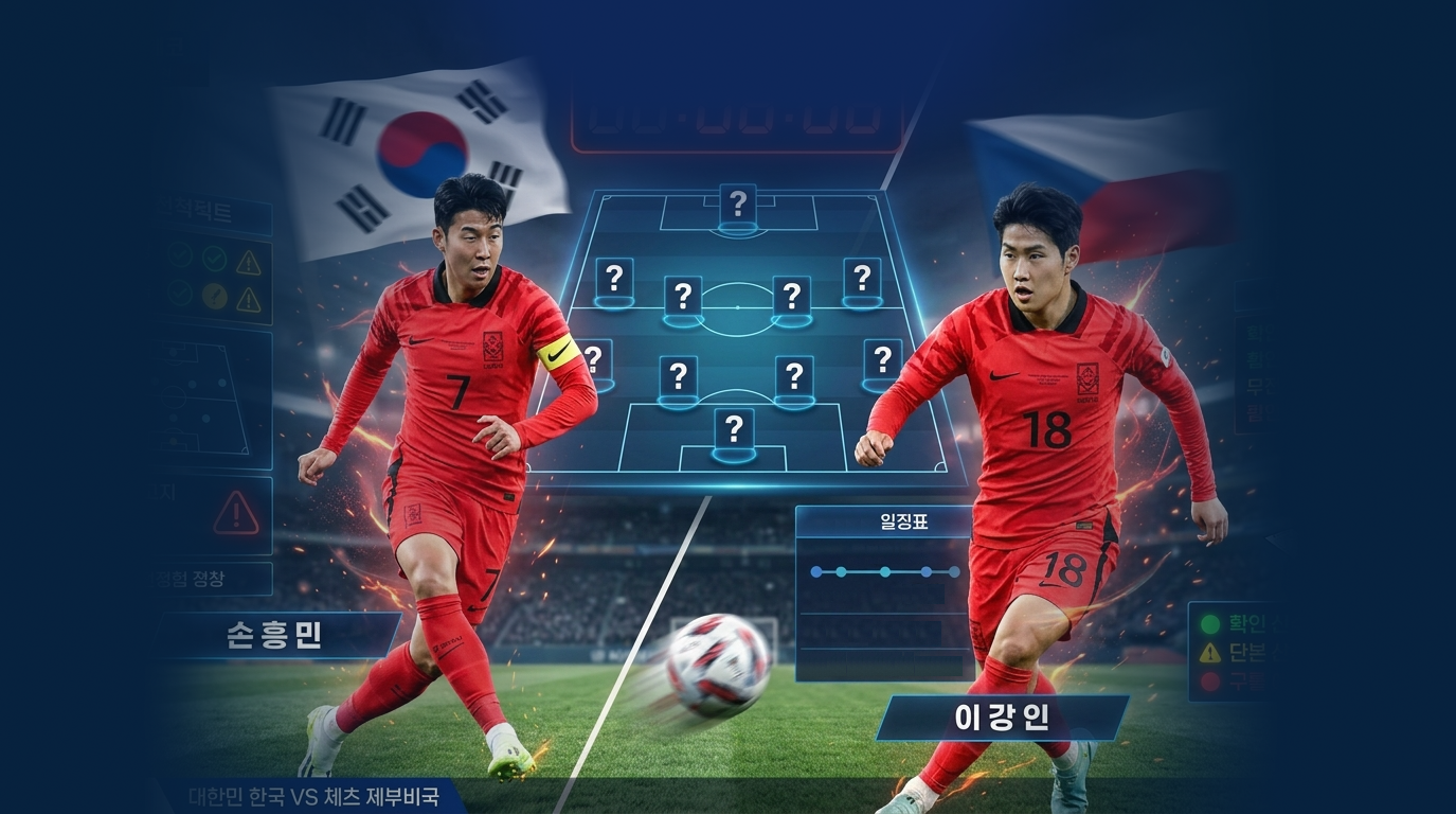 월드컵 한국 대표 손흥민, 이강인