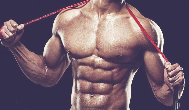 남성 복근 사진