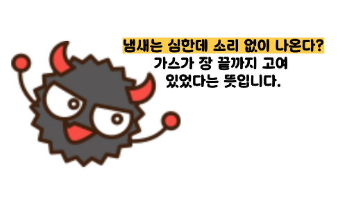 방귀 냄새가 심한 이유