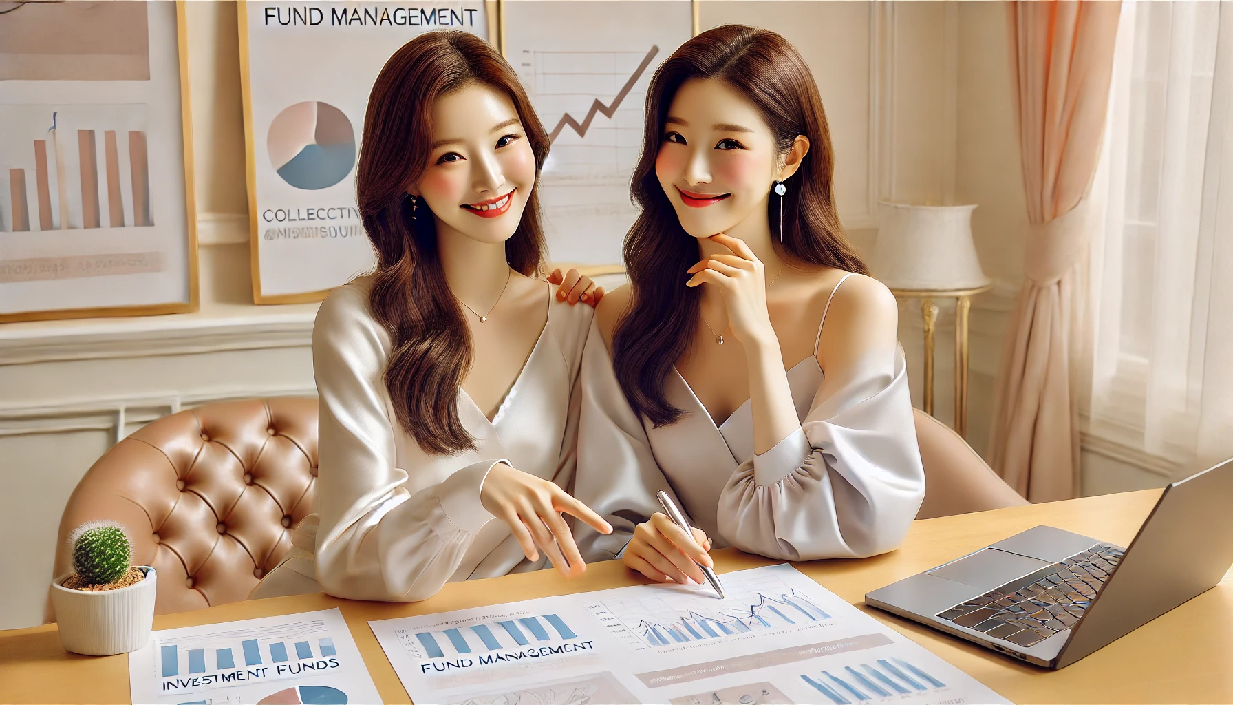 집합투자기구와 펀드 확인하는 이미지