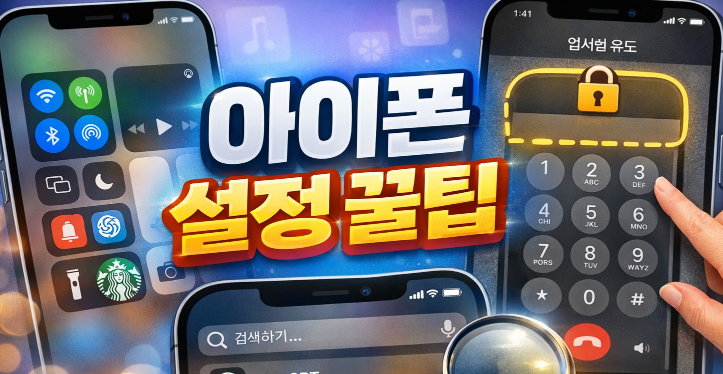 아이폰 설정 꿀팁 관련 사진