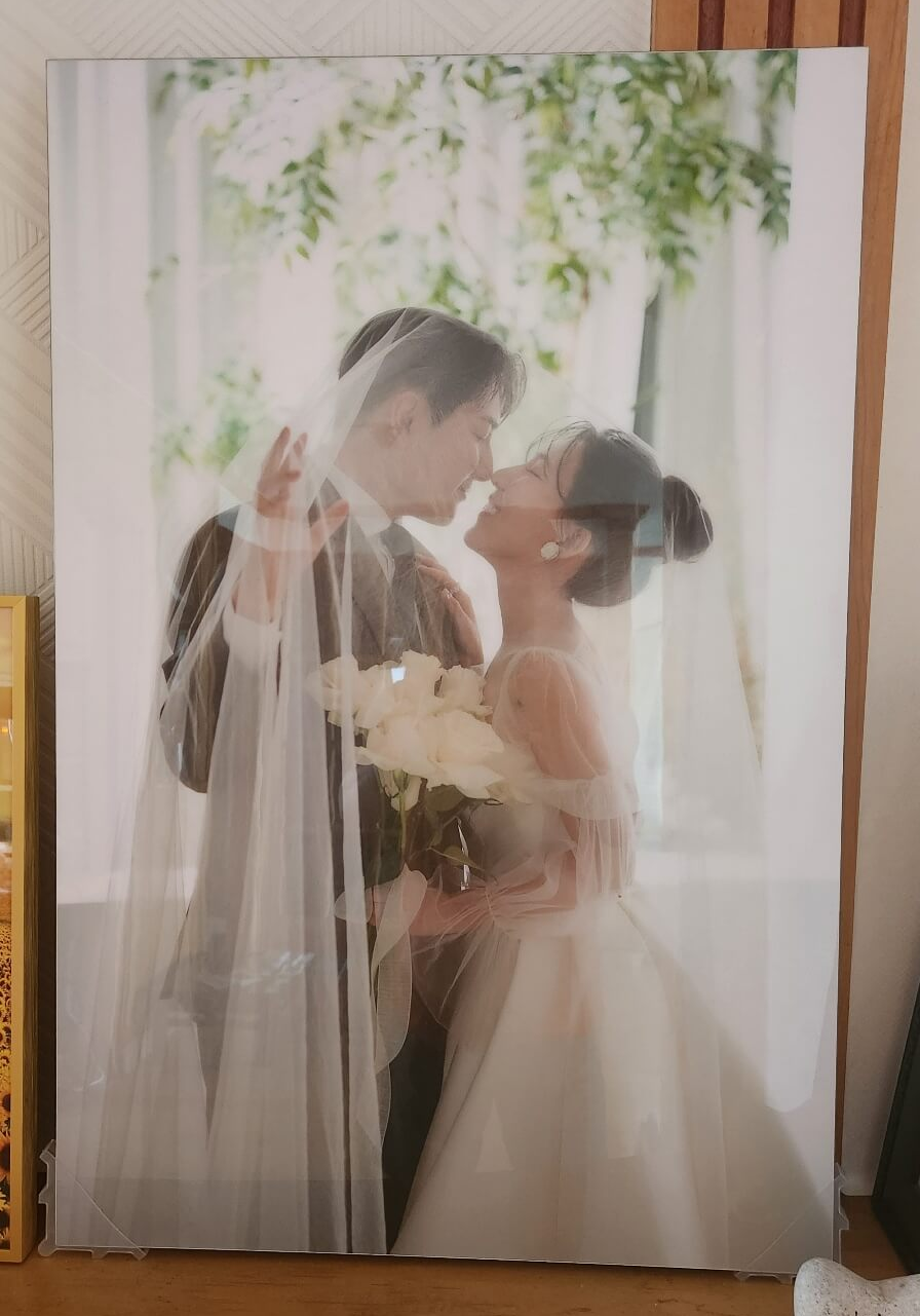 로마스튜디오 웨딩촬영 앨범 액자 수령 후기