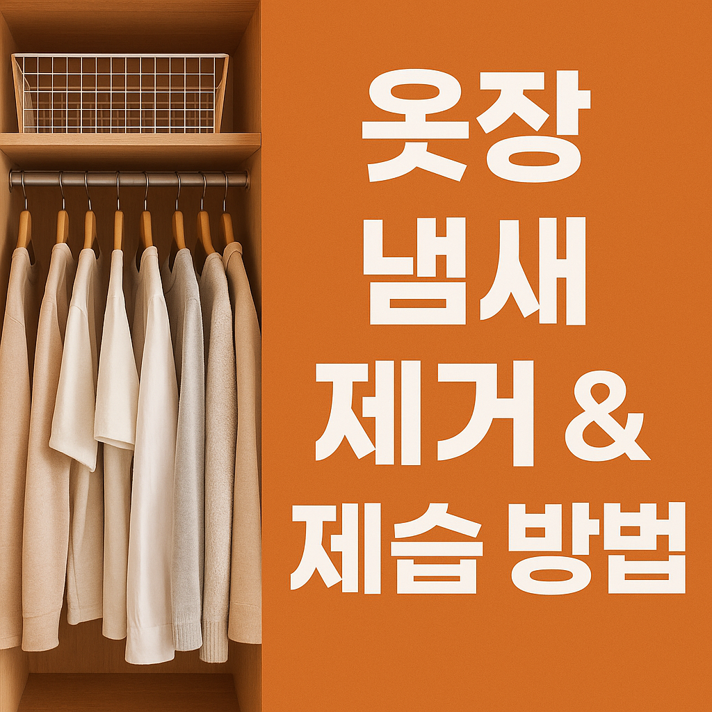 옷장 냄새 제거 &amp; 제습 방법
