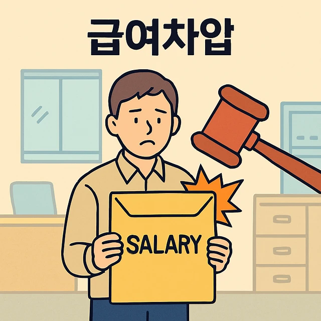 급여차압, 사업자통장압류