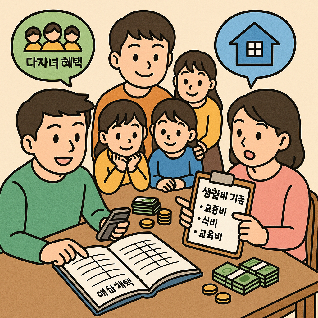 다자녀 가정의 현실적인 예산 설계 팁