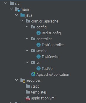 프로젝트 폴더 구성화면