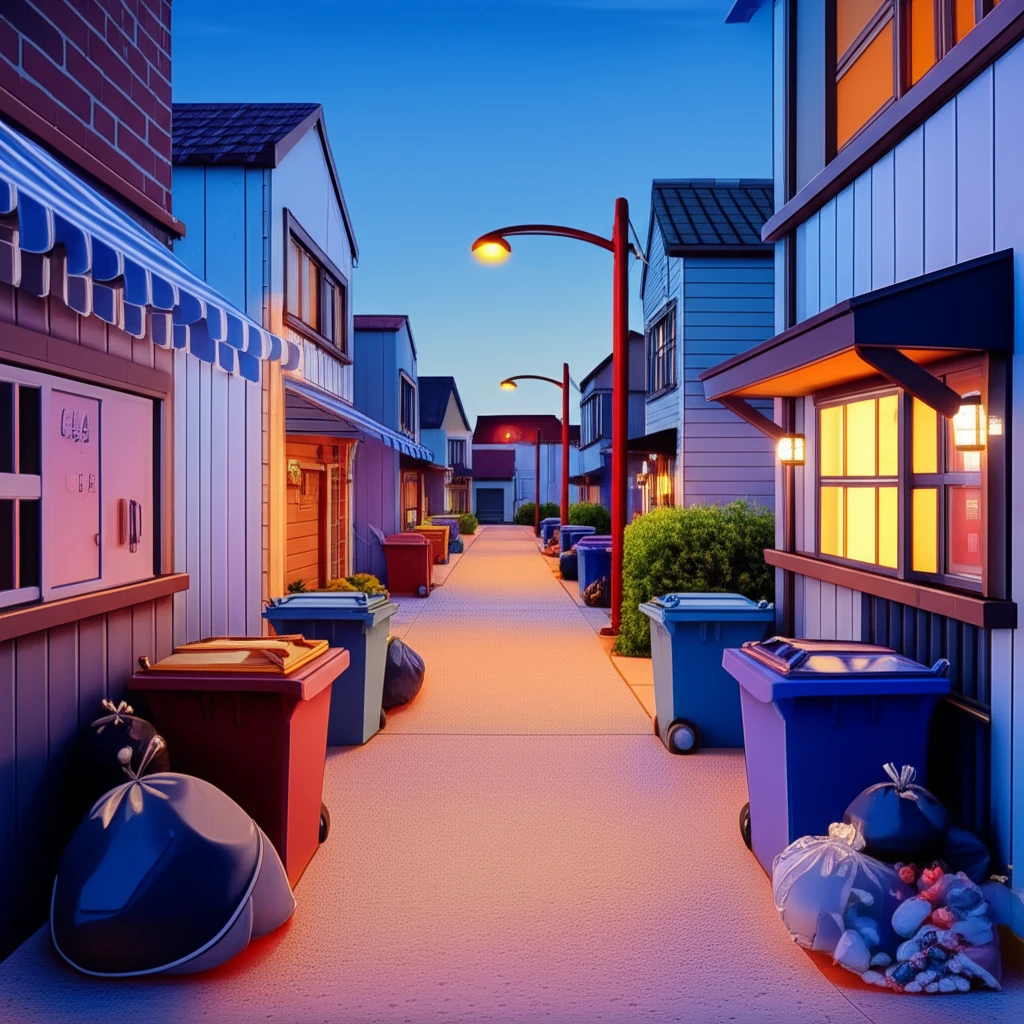 깨끗한 과천동 만들기: 폐기물 분리배..