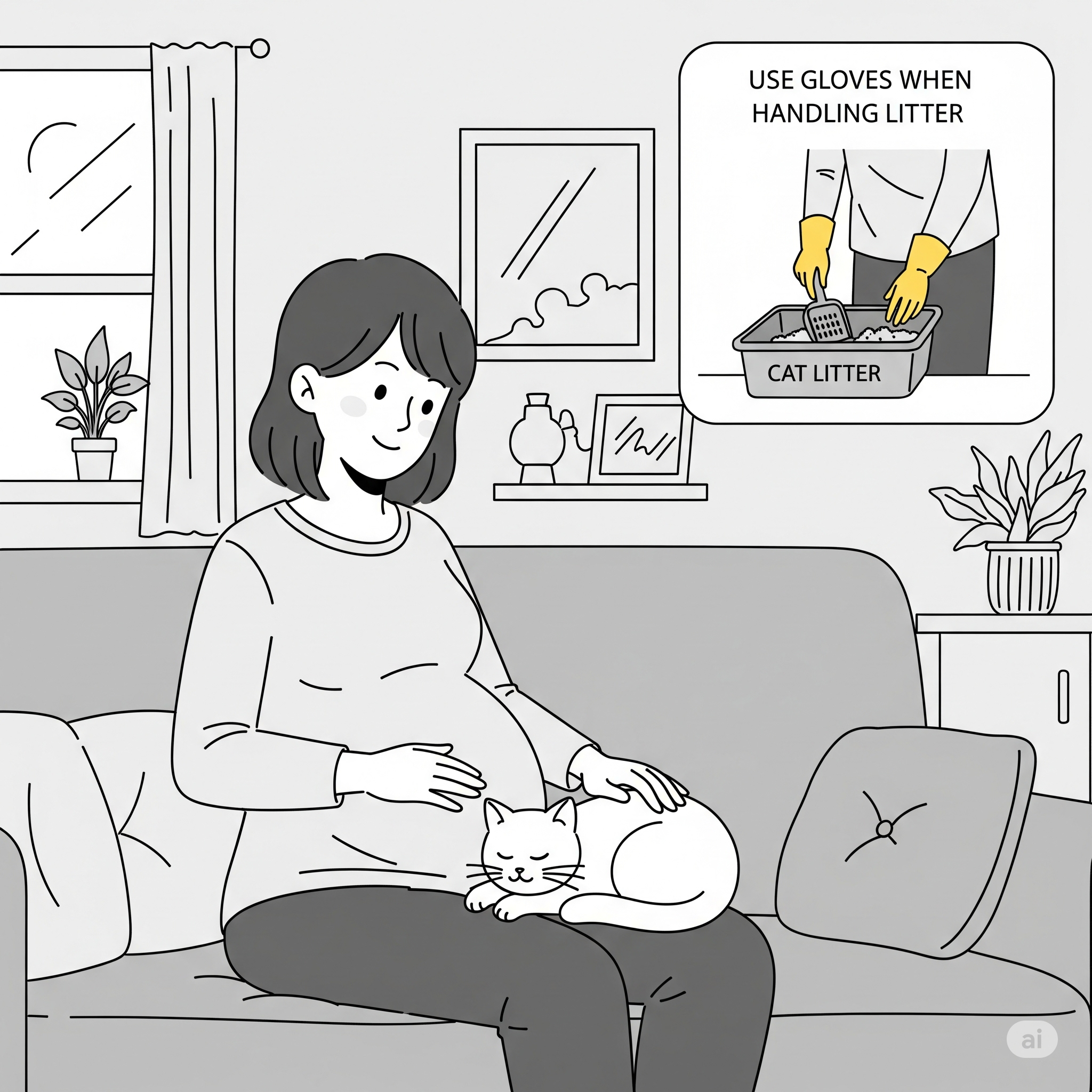 양이는 임산부에게 위험할 수 있다?