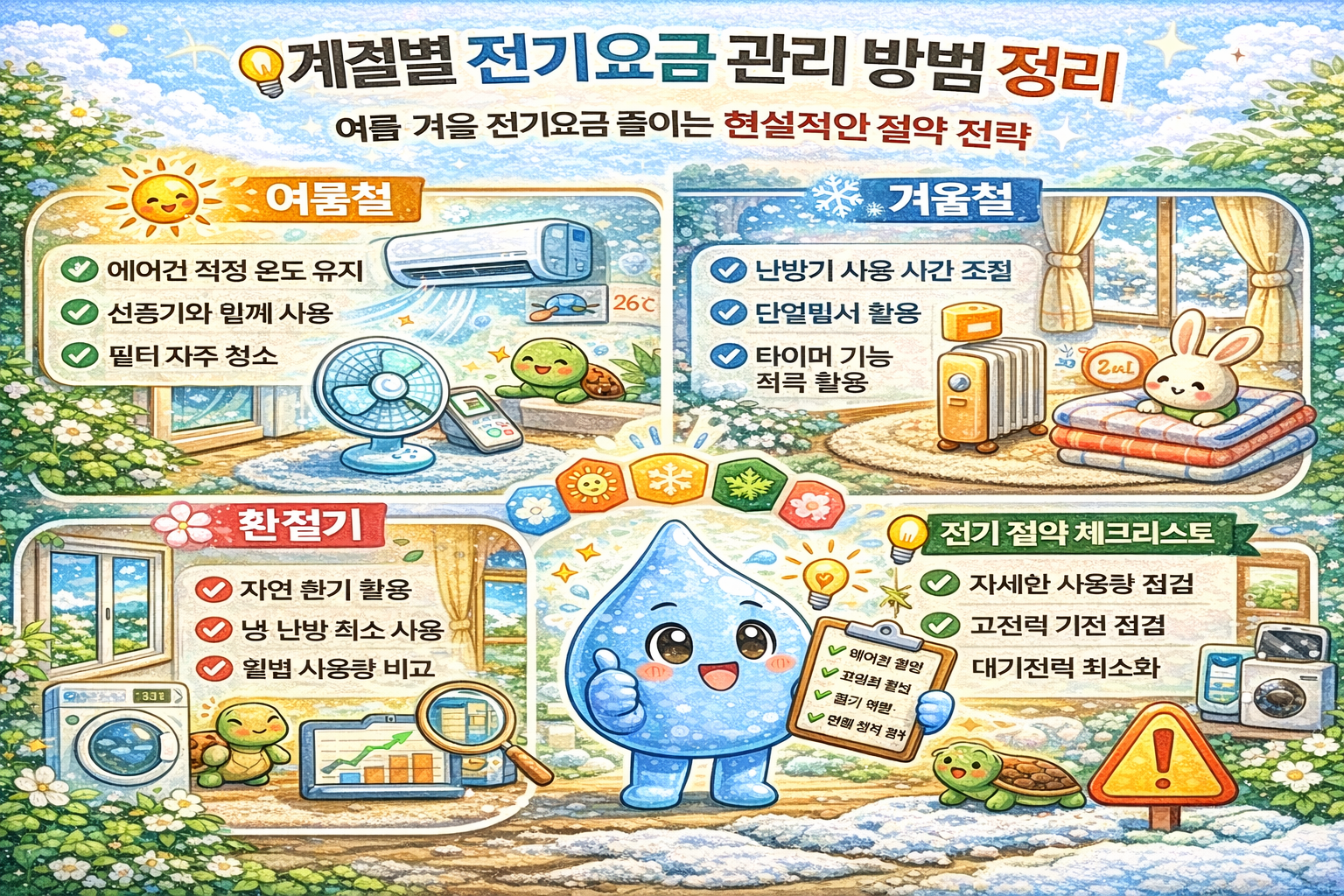 계절별전기요금절약