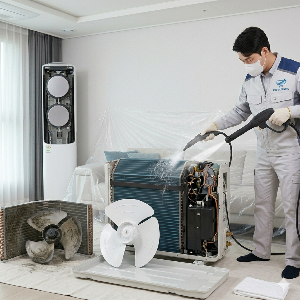 에어컨 셀프청소 및 전문업체 비용과 효과