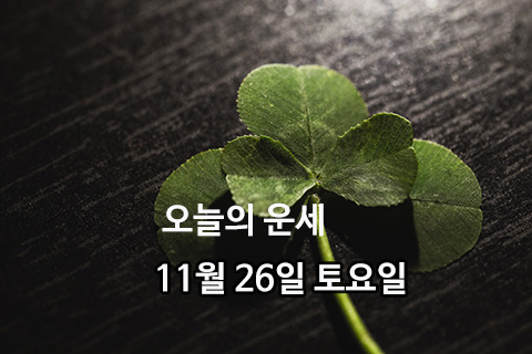 오늘의 별자리 운세 토요일