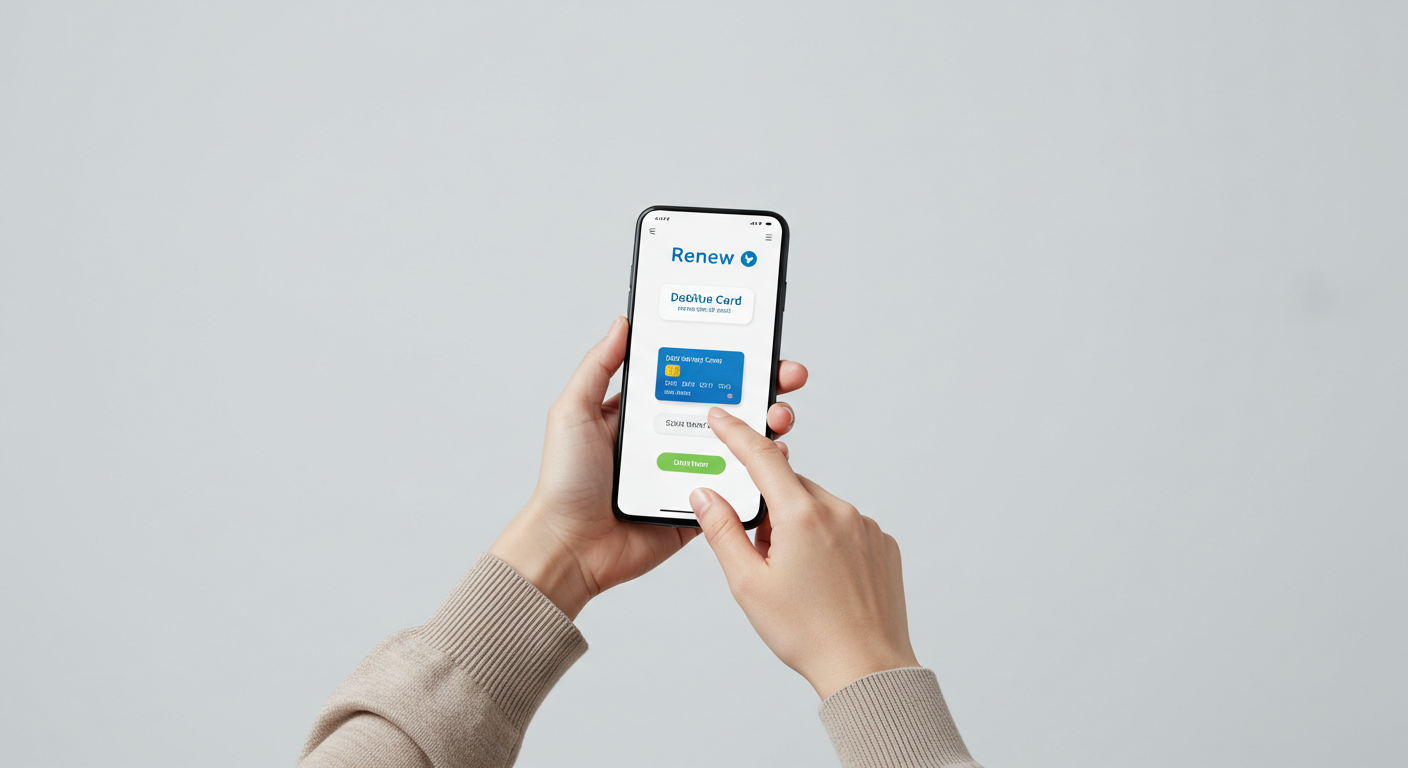 농협 인터넷뱅킹, 카드 배송