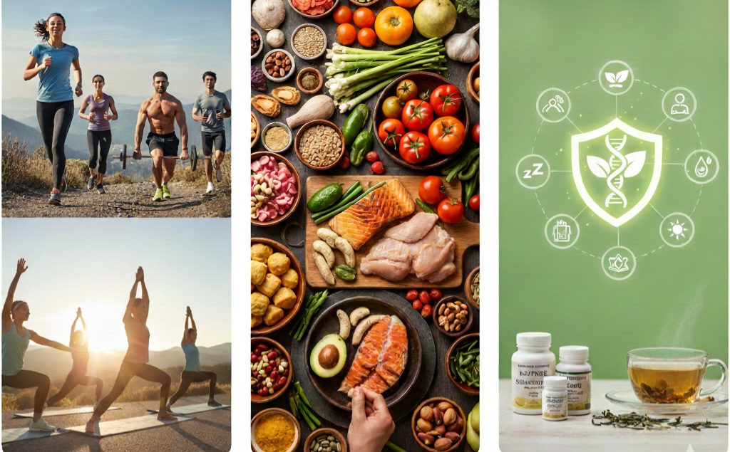 건강관리 종합 가이드: 운동, 음식, 면역