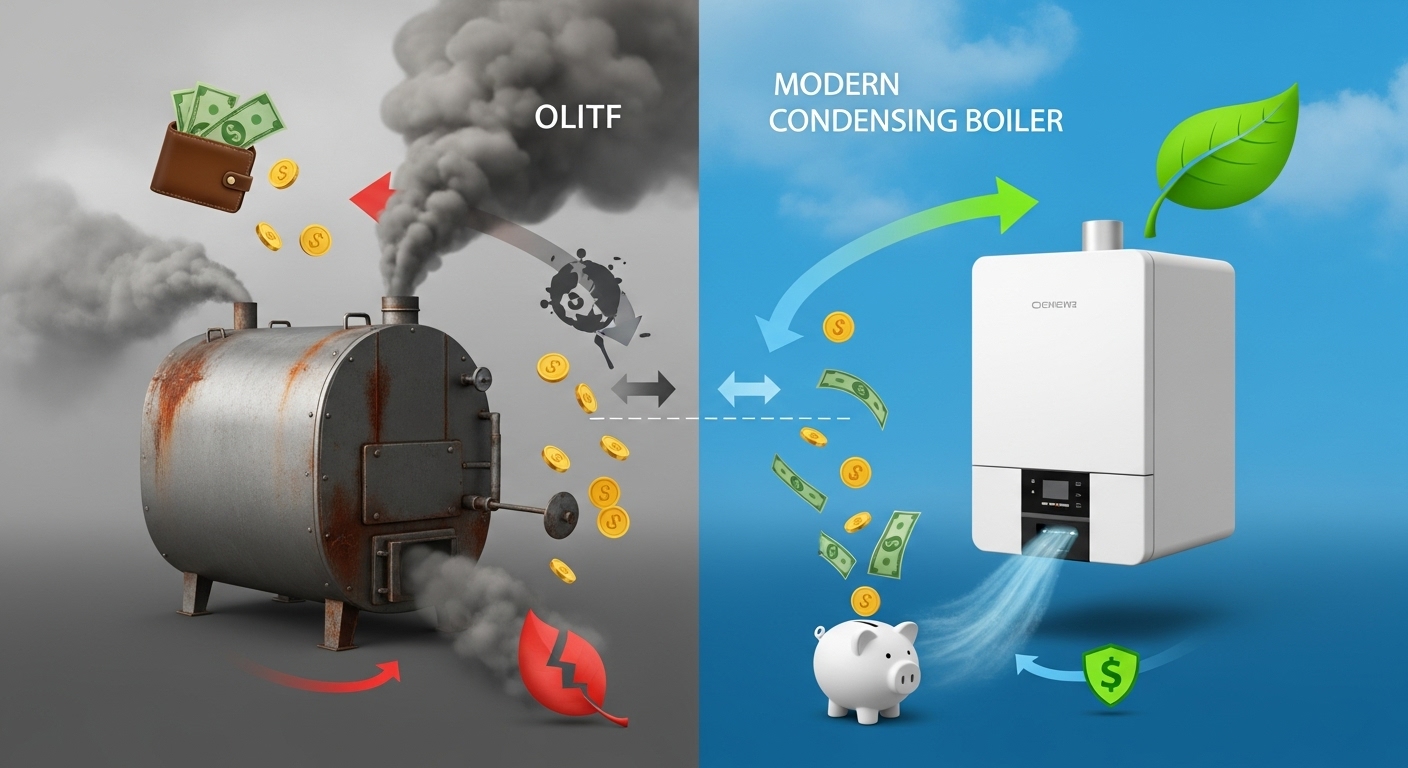 μ€λλ 보μΌλ¬μ λλΉλλ μΉνκ²½ μ½λ΄μ± 보μΌλ¬μ μλμ§ μ μ½ λ° νκ²½ λ³΄νΈ ν¨κ³Όλ₯Ό 보μ¬μ£Όλ μΈν¬κ·Έλν½