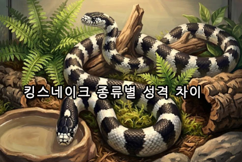 킹스네이크 종류별 성격 차이