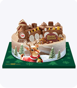배스킨라비슨 크리스마스 아이스크림 케이크 해피 윈터 트레인 이미지 /출처: 배스킨라빈스 공식 홈페이지