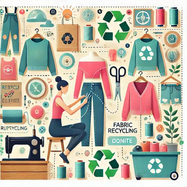 헌 옷을 재활용하는 다양한 방법