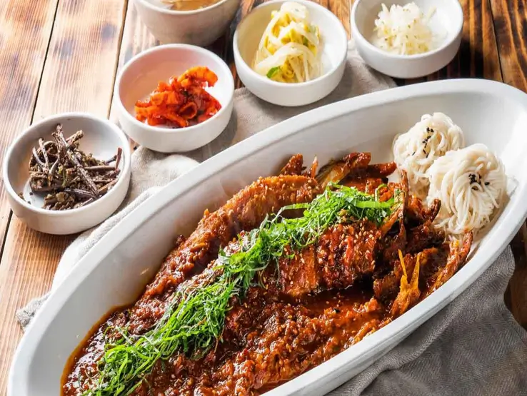 코다리 찜과 해물파전