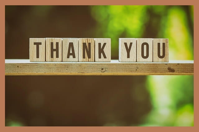 감사합니다-나무-레터