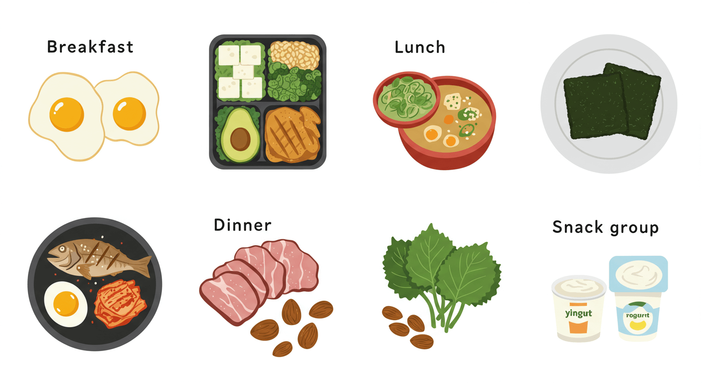 한국형 아트킨스 식단 구성과 계획법