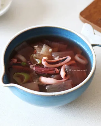 오징어 무국 끓이는 방법 황금레시피_22