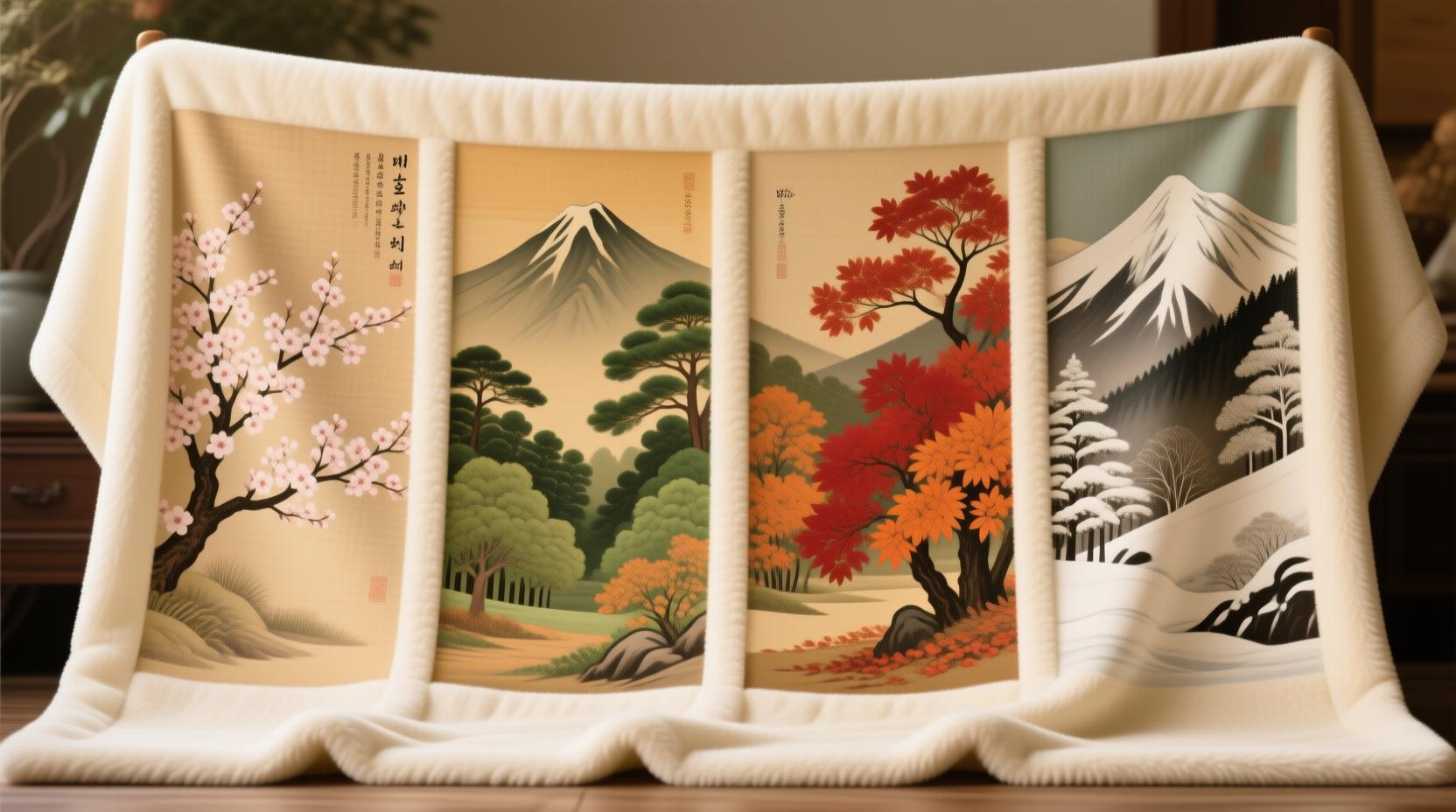 담요 기념품 제작