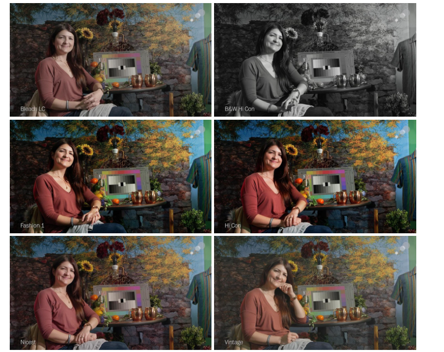 여러가지 LUT 적용 예시