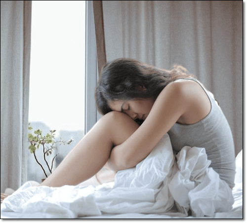 생리통 증상이 심한 여성