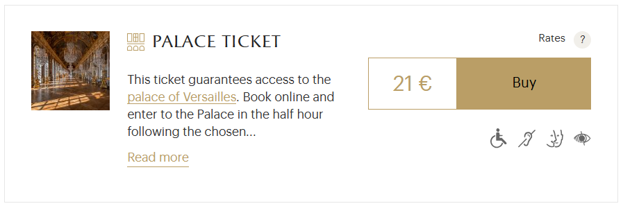 베르사유 궁전 티켓