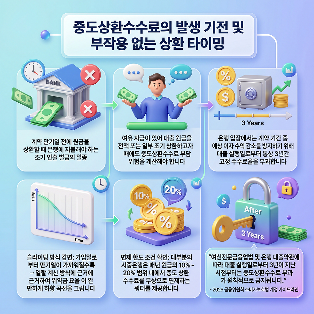 중도상환수수료의 기전과 부작용 없는 상환 타이밍