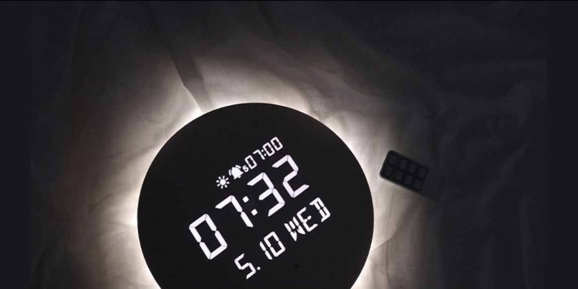 무아스 풀문 LED 벽시계