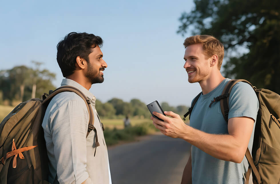 해외여행에서 언어 장벽을 넘는 법 관련 사진