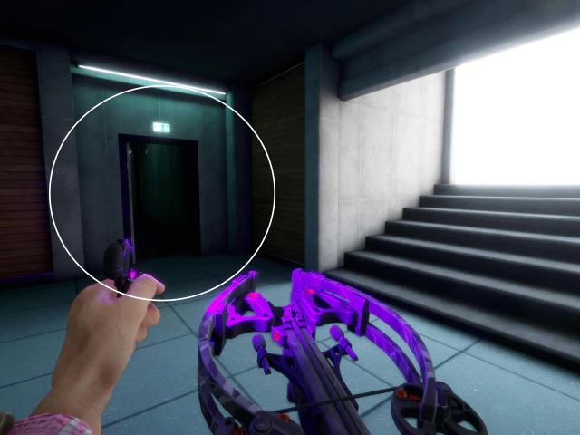 비상구의 모습.