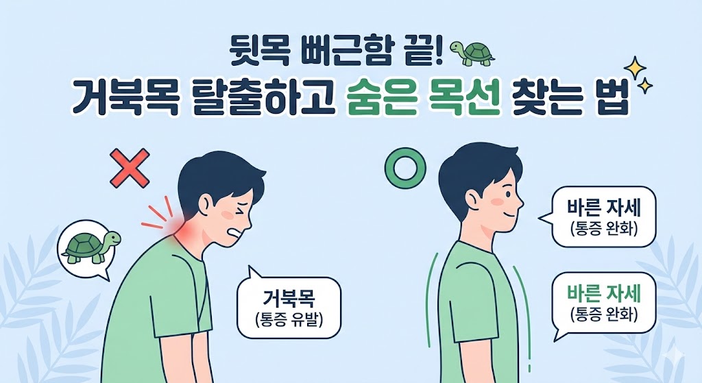 "어깨 위에 곰 세 마리 사세요? 🐻" 고질적인 뒷목 통증 싹 잡는 '10초 기적'의 스트레칭 (삶의 질 상승템!)